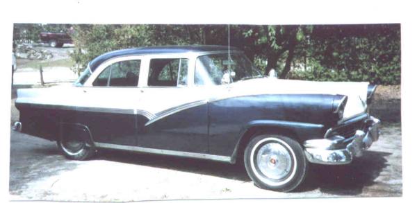 1956 Ford fairlane 4 door sedan #6