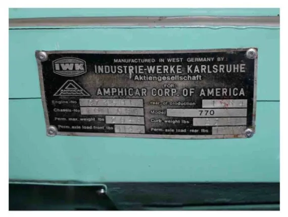 Vehicle Image 10 - 1964 Amphicar 770