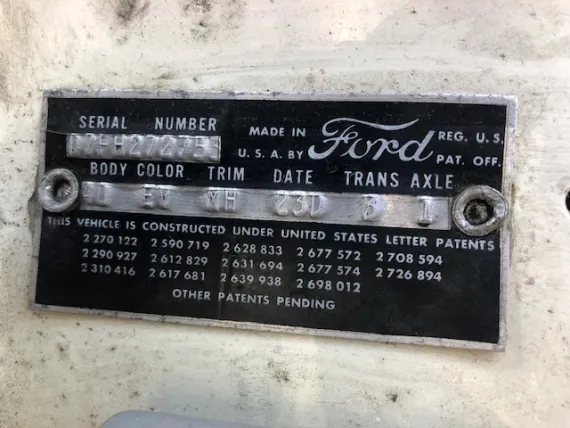Vehicle Image 10 - 1957 Ford Thunderbird 2 door convertible with Port Hole hardtop