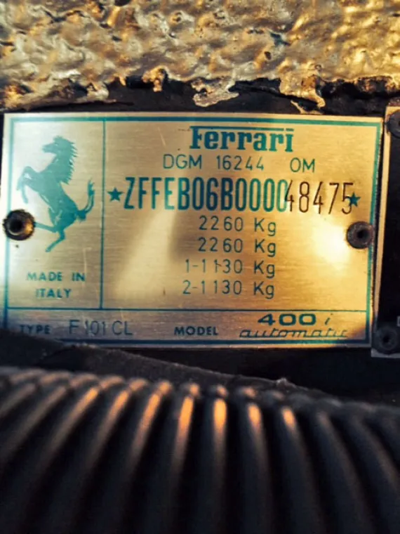 Vehicle Image 3 - 1984 Ferrari 400i