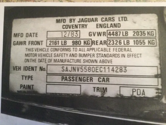Vehicle Image 7 - 1984 Jaguar XJS coupe factory testing car