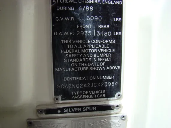 Vehicle Image 11 - 1988 Rolls-Royce Silver Spur