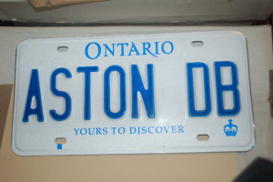 Aston Martin Plate