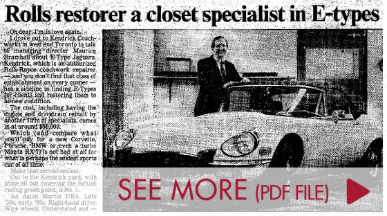Jaguar E-Type Story