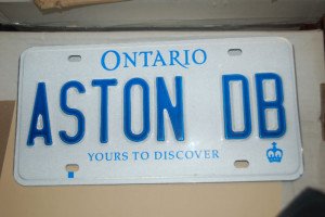 Aston Martin Plate